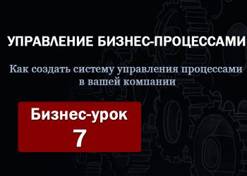 Бизнес-урок 7. Организационная структура